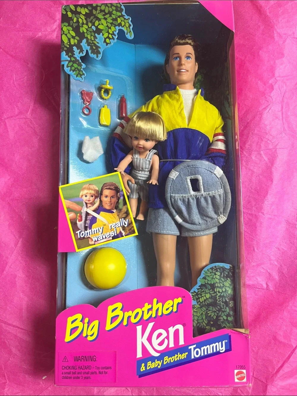 1996 Big Brother Ken & Baby Brother Tommy Doll Set (Item #17055) NRFB